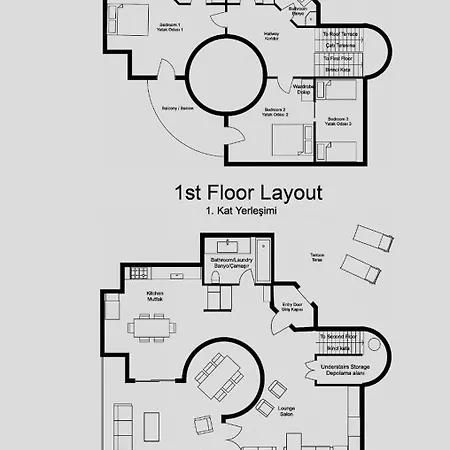 Family With Rooftop Sea Views In Yalikavak * بودروم
