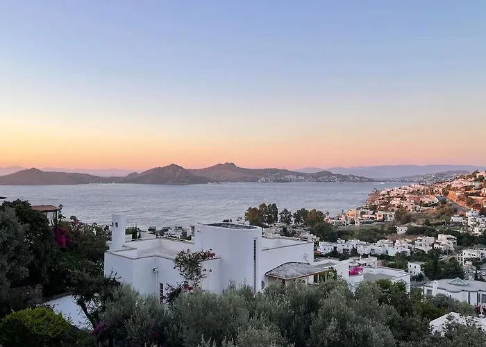 ヴィラ Family With Rooftop Sea Views In Yalikavak ボドルム