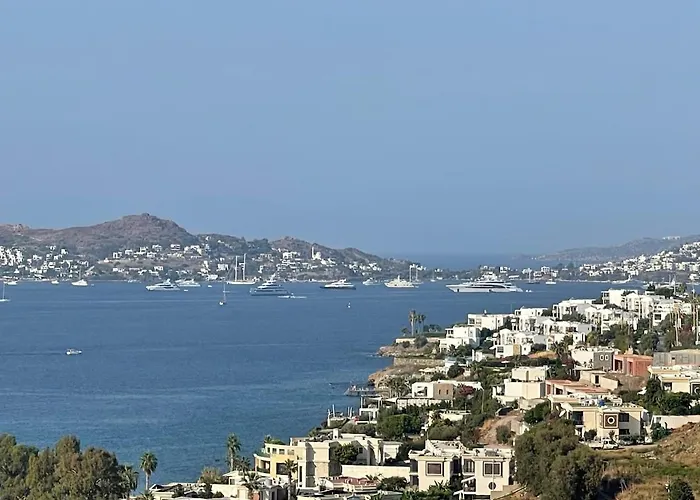 Family With Rooftop Sea Views In Yalikavak ヴィラ