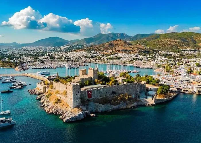 Family With Rooftop Sea Views In Yalikavak ヴィラ
