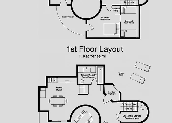 Family With Rooftop Sea Views In Yalikavak * ボドルム